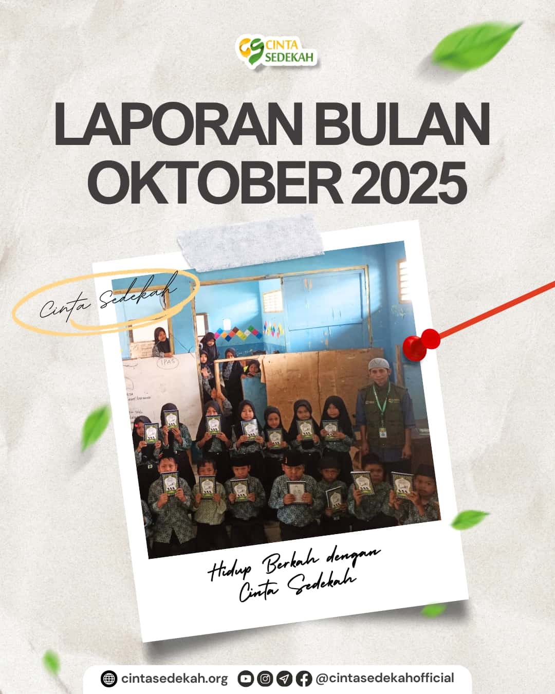 Majalah Cinta Sedekah Edisi Oktober 2025