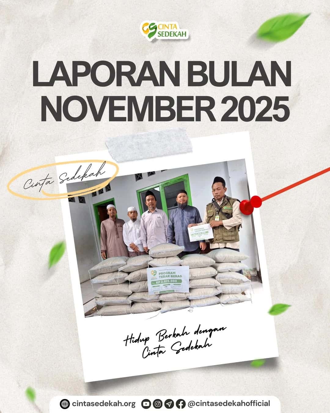 Majalah Cinta Sedekah Edisi November 2025