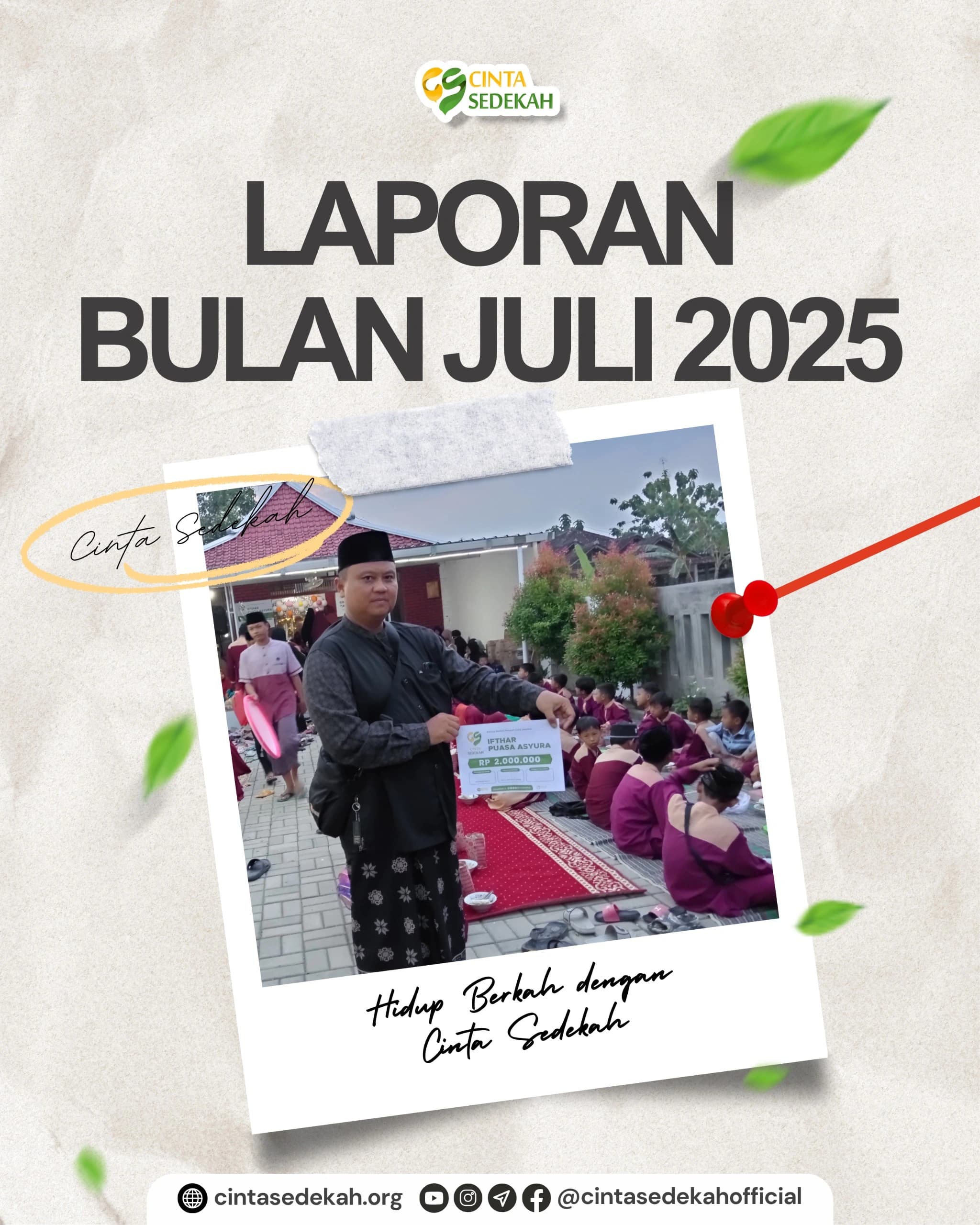 Majalah Cinta Sedekah Edisi Juli 2025