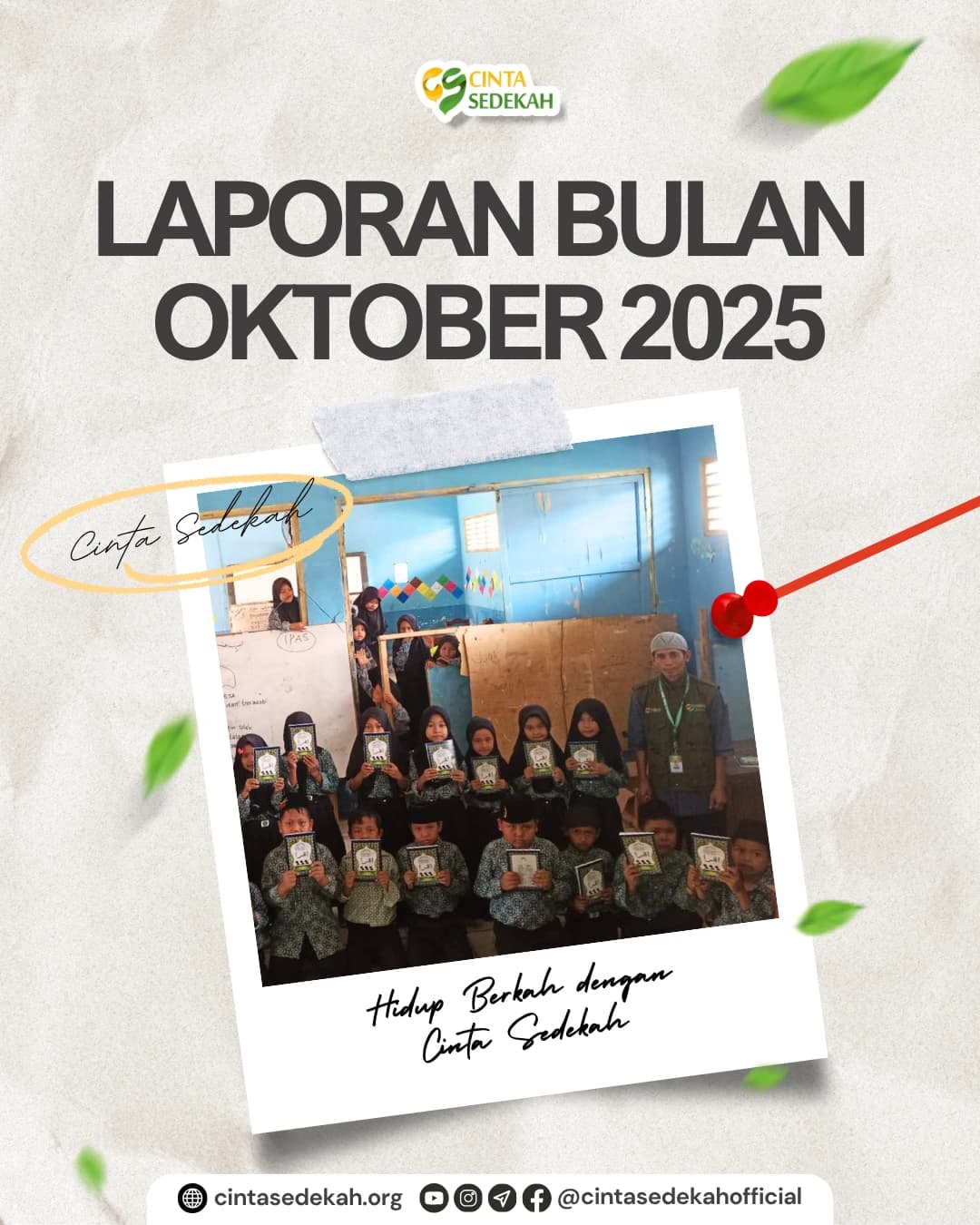 Majalah Cinta Sedekah Edisi Oktober 2025