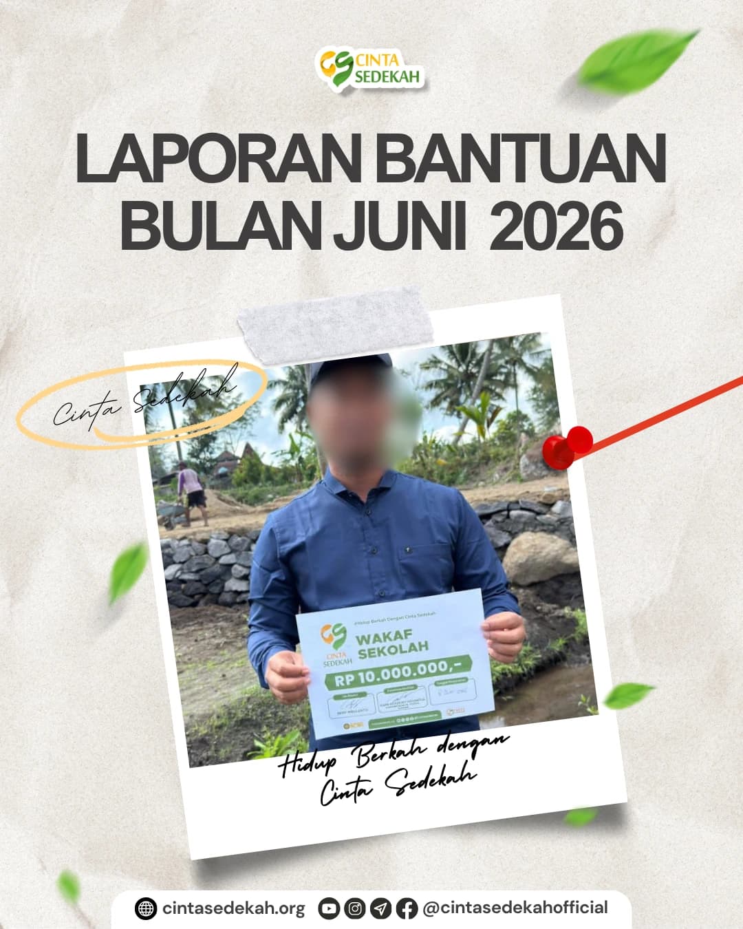 Laporan Bantuan Bulan Juni 2026
