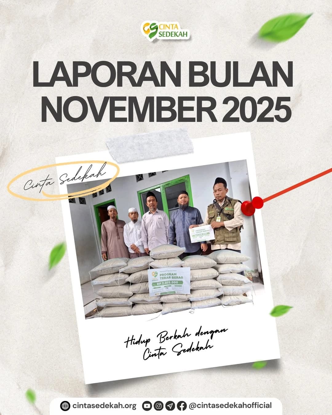 Majalah Cinta Sedekah Edisi November 2025