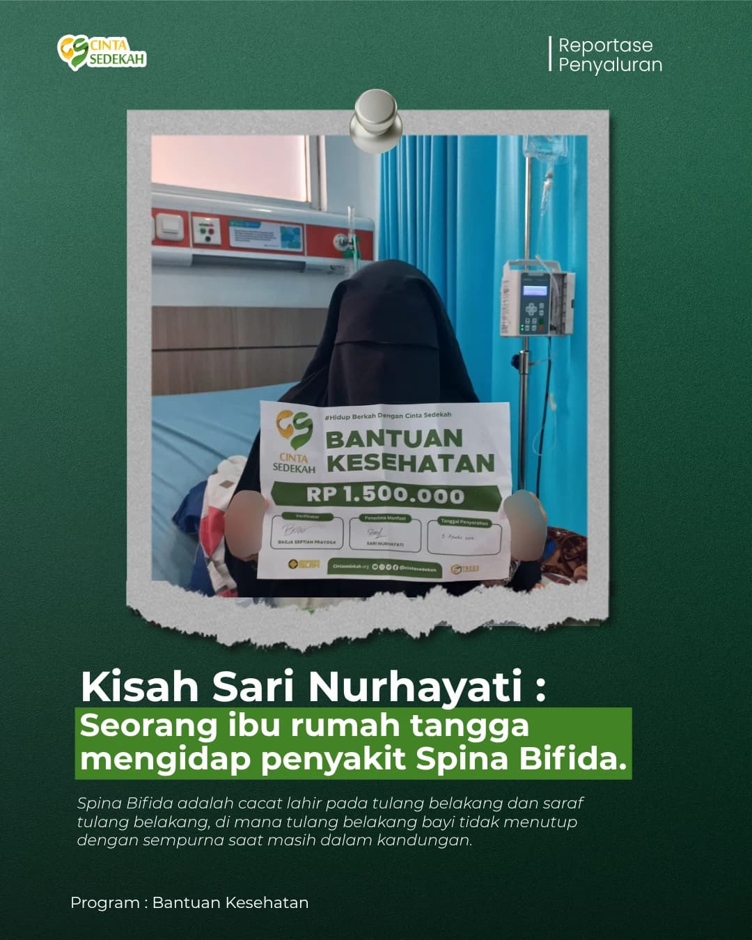 Kisah Ibu SNH : Seorang Ibu Rumah Tangga Mengidap Penyakit Spina Bifida