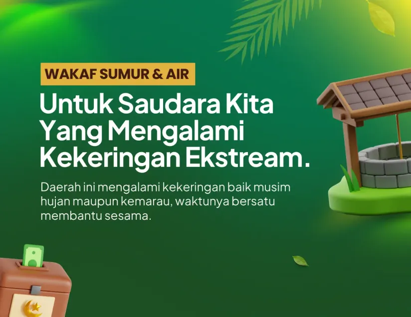 Wakaf Sumur dan Air Bersih