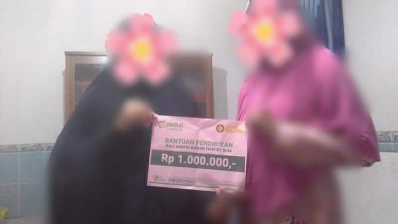 Bantuan Biaya Sosial untuk Wali Santri Rumah Tahfidz Bimbingan Islam, Yogyakarta