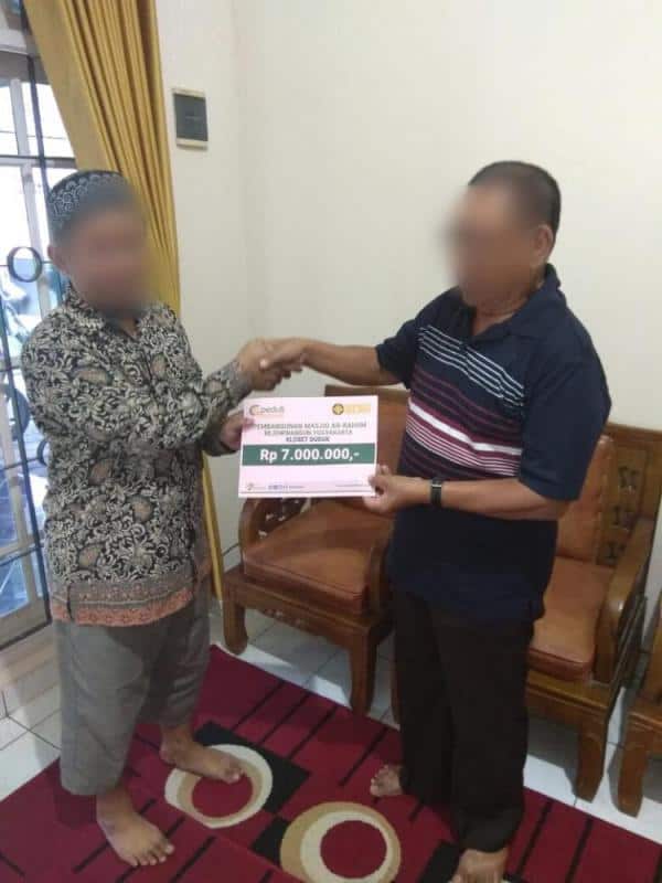 Donasi Ke-3 Pembangunan Masjid Ar-Rahiim Rejowinangun Yogyakarta