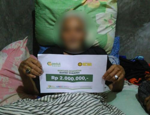 CSPeduli Sosial – Bantuan Kesehatan Bapak Sukardi Pandeglang Banten